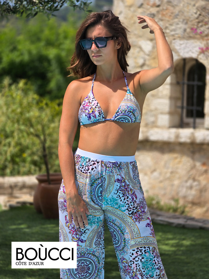 Esprit Riviera – Bikini & Pantalon – 3 pièces